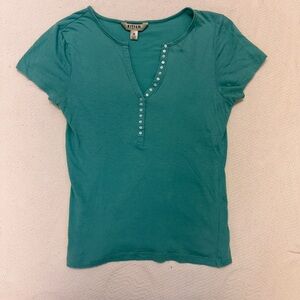 Bitten by Sarah Jessica Parker Women's Turquoise Tee